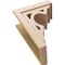 Ekena Millwork 12"W x 24"D x 36"H Classic Sheridan Rough Cedar Woodgrain TimberThane Corbel, Primed Tan CORUR12X24X36SHERCPR - alternate 4